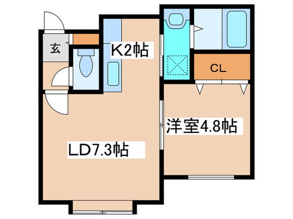 ファクタ－元町の物件間取画像